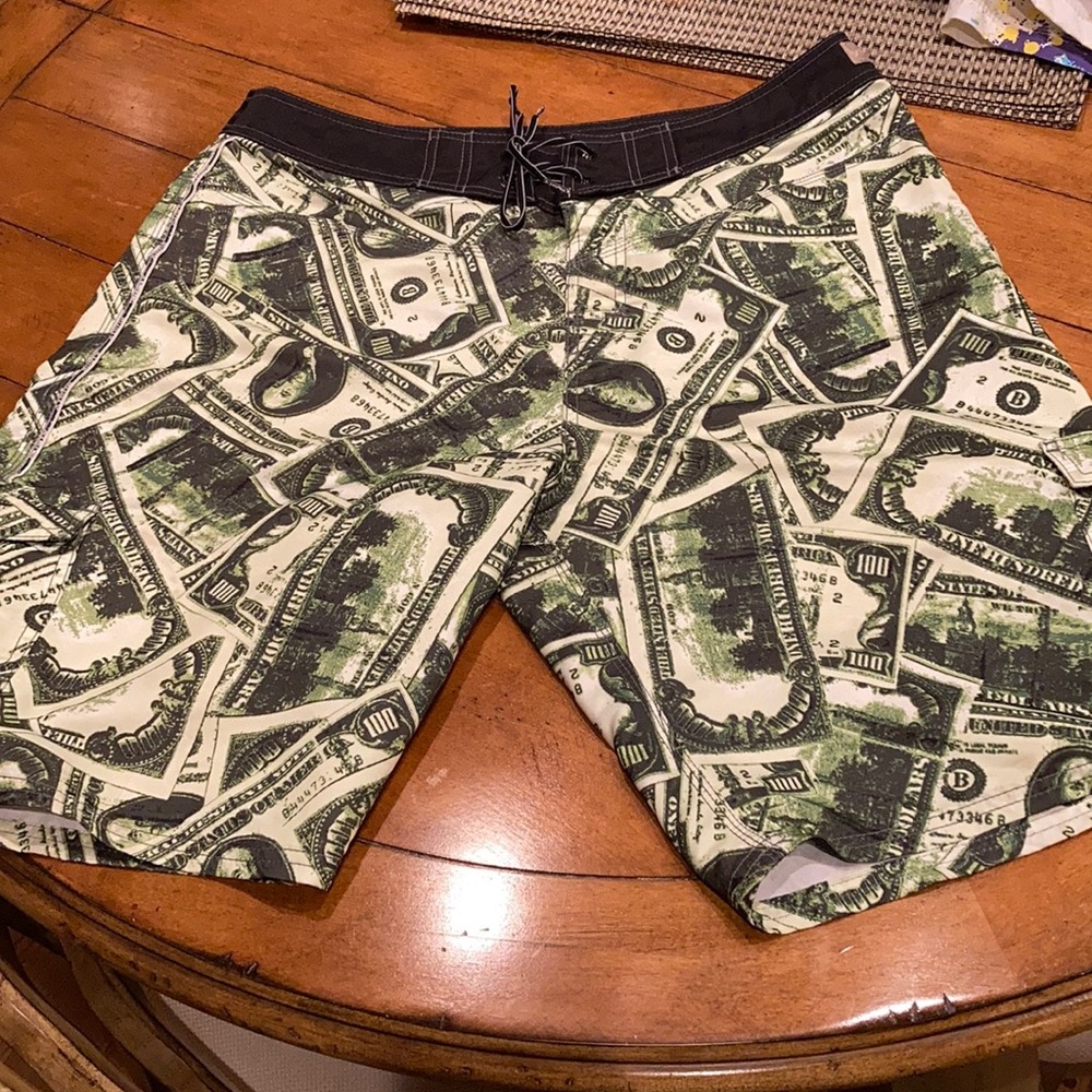 Rusty “straight cash” board shorts-my all time fav